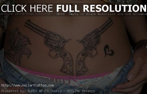 Gun Tattoos For Girls