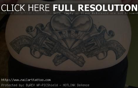 Gun Tattoos On Hip