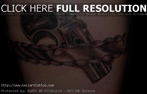 Guns Tattoos For Girls