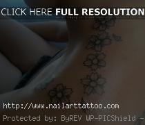 Hawaiian Tribal Flower Tattoos