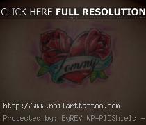 Heart And Name Tattoos Designs