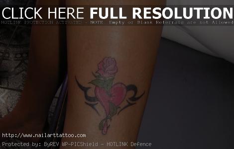 Heart And Roses Tattoos
