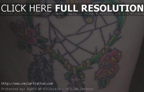 Heart Dream Catcher Tattoos