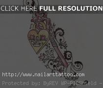 Heart Lock And Key Tattoos Designs