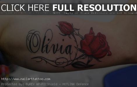 Heart Name Tattoos Designs