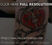 Heart Shaped Lock And Key Tattoos