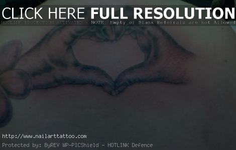 Heart Tattoos On Hand