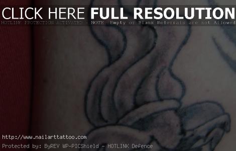 Heart With Flames Tattoos