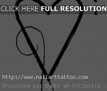 Heart With Music Notes Tattoos Designs