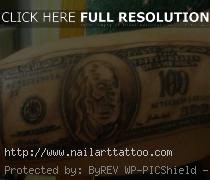 Hundred Dollar Bill Tattoos Designs