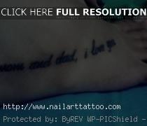 I Love You Mom Tattoos Designs