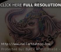 Indian Elephant Tattoos Designs