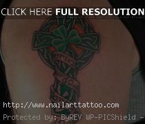 Irish Celtic Cross Tattoos Designs