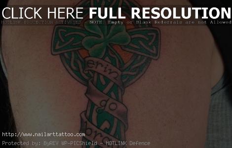Irish Celtic Cross Tattoos Designs