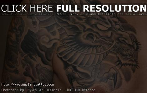 Japanese Dragon Sleeve Tattoos Designs