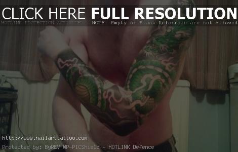 Japanese Dragon Tattoos Sleeve Designs