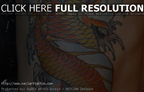 Japanese Koi Dragon Tattoos