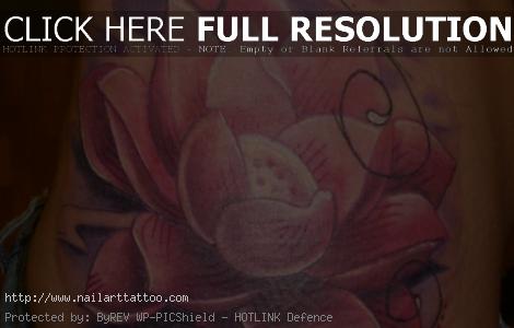 Japanese Lotus Flower Tattoos Designs