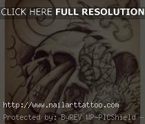 Japanese Skull Tattoos Designs
