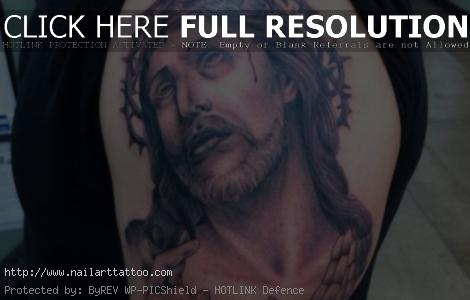 Jesus Crown Of Thorns Tattoos