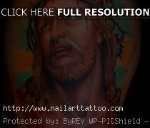 Jesus With Thorns Tattoos