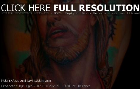 Jesus With Thorns Tattoos
