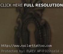 Key And Keyhole Tattoos