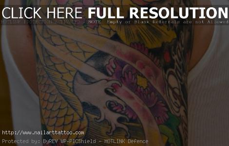 Koi Fish Arm Tattoos