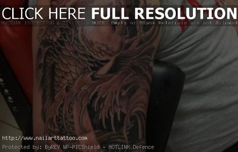 Koi Fish Tattoos Half Sleeve Designs