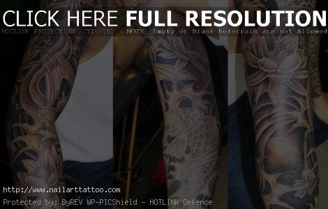 Koi Fish Tattoos Sleeves