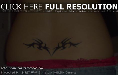 Ladies Lower Back Tattoos