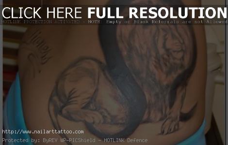 Leo Sign Tattoos Design