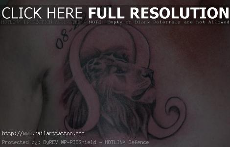 Leo Tattoos For Girls