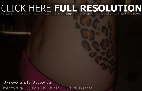 Leopard Print Designs Tattoos