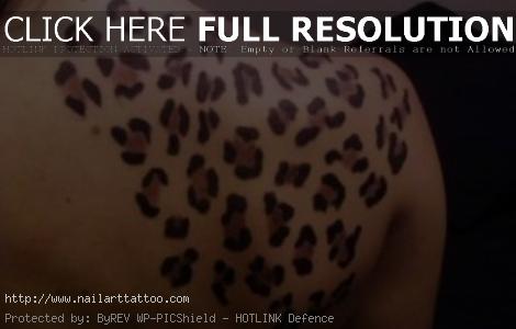 Leopard Print Tattoos Design