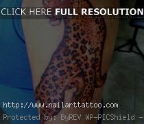 Leopard Tattoos Designs Women