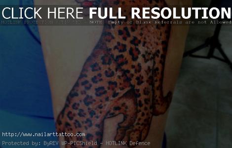 Leopard Tattoos Designs Women