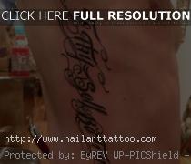 Letter Tattoos Designs For Men