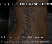 Letter Tattoos Designs For Women