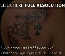 Libra Tattoos With Stars