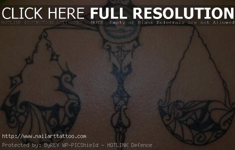 Libra Zodiac Tattoos Designs