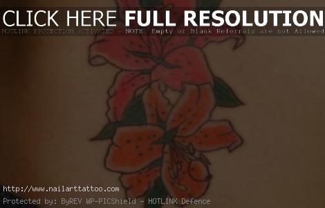 Lily Flower Pictures Tattoos