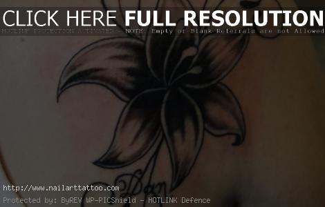 Lily Tattoos For Girls