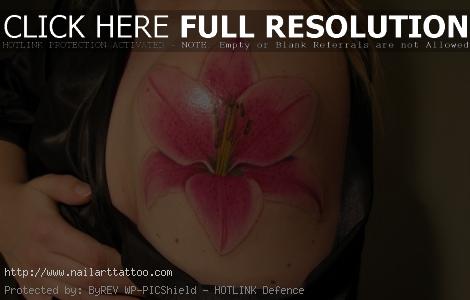 Lily Tattoos For Women