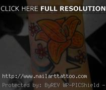 Lily Tattoos On Wrist