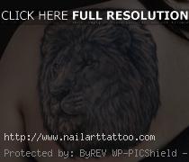 Lion Tattoos On Back