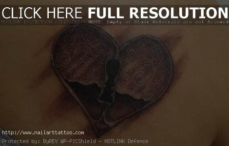 Lock And Heart Tattoos Designs
