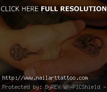 Lock And Key Couples Tattoos
