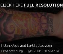 Lotus And Om Tattoos