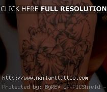 Lotus Flower Lower Back Tattoos